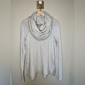 Free People Beach Cowlneck Long Sleeve Sweatshirt - OS